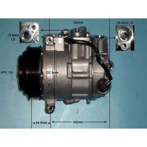 Compressor (AirCon Pump) Mercedes E Class (S212) Estate E500 5.5 Petrol (Sep 2009 to May 2010)