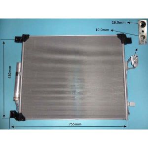 Condenser (AirCon Radiator) Mercedes X Class (470) 2.3 x250d Diesel (Sep 2017 to 2023)