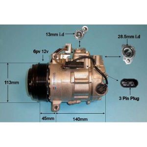 Compressor (AirCon Pump) Mercedes S Class (C217) AMG S63 5.5 Petrol (Apr 2014 to 2023)
