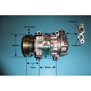 Compressor (AirCon Pump) Nissan Qashqai 1.5 Dci Diesel (Feb 2010 to Nov 2011)