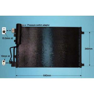 Condenser (AirCon Radiator) Nissan Qashqai 2.0 Dci Diesel (Sep 2010 to Nov 2011)