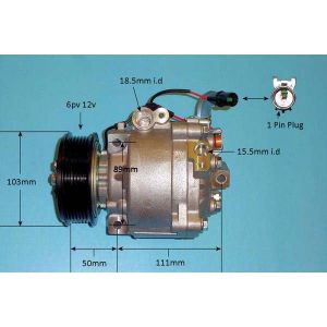 Compressor (AirCon Pump) Peugeot 4008 1.8 HDi Diesel (May 2012 to 2023)