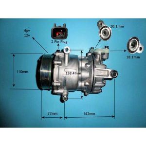Compressor (AirCon Pump) Peugeot Boxer 2.2 Blue HDi Diesel (Jul 2019 to 2023)