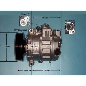 Compressor (AirCon Pump) Porsche 911 (997 Chassis) 2004-2011 3.8 GT3 Petrol (May 2009 to Dec 2012)