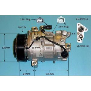 Compressor (AirCon Pump) Renault Espace MK5 2.0 Blue Dci Diesel (Oct 2018 to 2023)