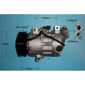 Compressor (AirCon Pump) Renault Laguna MK3 2.0 GT Petrol (Oct 2007 to 2023)
