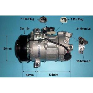 Compressor (AirCon Pump) Renault Scenic 1.2 16v Petrol (May 2014 to 2023)