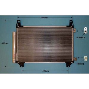 Condenser (AirCon Radiator) Toyota Yaris 1.3 Petrol (Sep 2011 to May 2015)