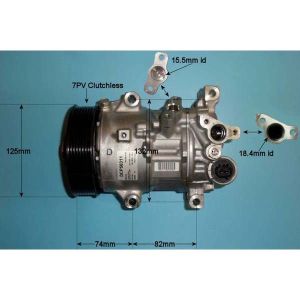 Compressor (AirCon Pump) Toyota Rav 4 2.0 D4D Diesel (Dec 2012 to 2023)