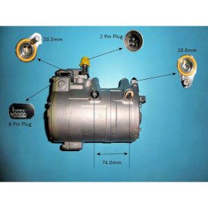 Compressor (AirCon Pump) Volvo V60 2.4 Hybrid Polestar Diesel (Jun 2012 to Dec 2015)
