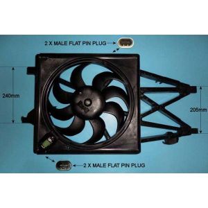 Radiator Cooling Fan Alfa Romeo 4C 1.8 TBi Petrol (Mar 2013 to 2025)