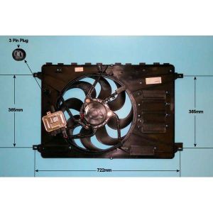 Radiator Cooling Fan Ford Mondeo MK4 (07-15) 2.0 EcoBoost Petrol (Mar 2010 to Nov 2011)