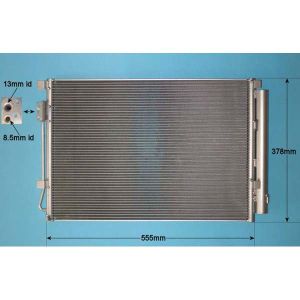 Condenser (AirCon Radiator) Kia Rio 1.4 CVVT Petrol (Jan 2014 to Oct 2014)