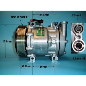 Compressor (AirCon Pump) Alfa Romeo Spider 2.0 T SPARK Petrol (Aug 2000 to Apr 2005)