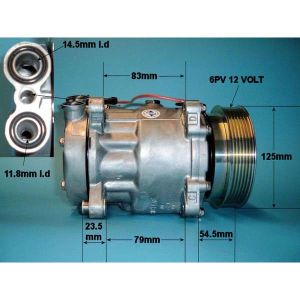 Compressor (AirCon Pump) Alfa Romeo 166 2.0 V6 Turbo Petrol Manual (Oct 1998 to 2023)