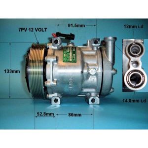 Compressor (AirCon Pump) Alfa Romeo GTV 2.0 T SPARK Petrol (Sep 1998 to Aug 2000)