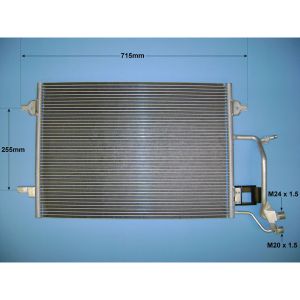 Condenser (AirCon Radiator) Audi A6 2.4 Petrol (Feb 1997 to May 1999)