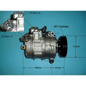 Compressor (AirCon Pump) Audi A6 1.9 TDi Diesel (Aug 2001 to Jan 2005)