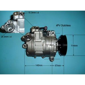 Compressor (AirCon Pump) Audi A6 1.9 TDi Diesel (Aug 2001 to Jan 2005)