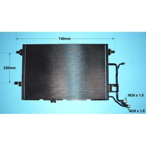 Condenser (AirCon Radiator) Audi Allroad 2.5 TDi Diesel (Jun 2003 to Aug 2005)