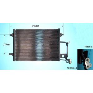 Condenser (AirCon Radiator) Audi A6 2.7 24v Turbo Petrol (May 2000 to May 2001)