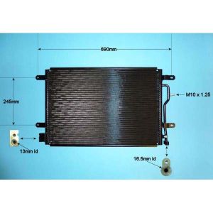 Condenser (AirCon Radiator) Audi A4 1.6 Petrol (Sep 2001 to Dec 2002)