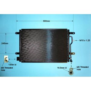 Condenser (AirCon Radiator) Audi A4 1.6 Petrol (Nov 2000 to Dec 2002)
