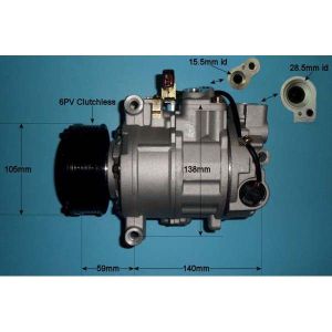 Compressor (AirCon Pump) Audi A4 2.0 Petrol (Nov 2005 to 2023)