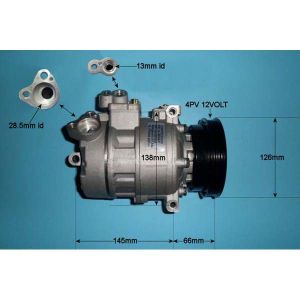 Compressor (AirCon Pump) Audi A4 1.9 TDi Diesel (Mar 2000 to Sep 2001)