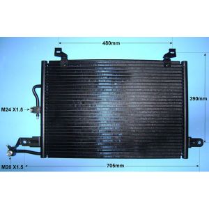 Condenser (AirCon Radiator) Audi A6 2.2 Petrol (Jun 1994 to Dec 1995)