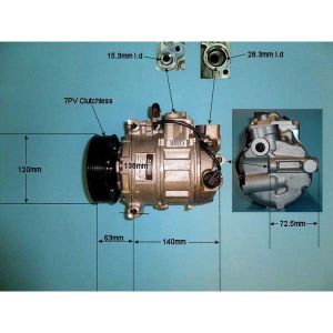 Compressor (AirCon Pump) Audi A8 3.7 V8 Petrol (Oct 2002 to May 2006)