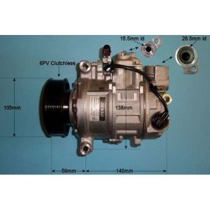 Compressor (AirCon Pump) Audi A4 2.7 TDi Diesel (Jun 2006 to 2025)