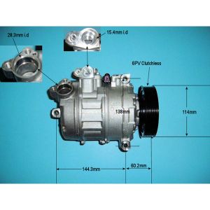 Compressor (AirCon Pump) Audi A8 4.0 TDi Diesel (Mar 2003 to May 2005)
