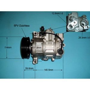 Compressor (AirCon Pump) Audi A4 3.0 V6 Petrol (Jan 2003 to Dec 2004)