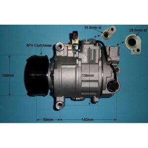 Compressor (AirCon Pump) Audi A4 3.2 TFSi (MK4) Petrol (Mar 2012 to Dec 2015)