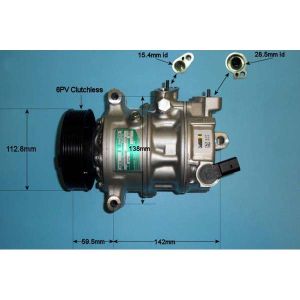 Compressor (AirCon Pump) Audi A3 1.8 TFSi Petrol (Sep 2012 to 2025)