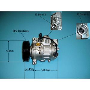 Compressor (AirCon Pump) Audi A6 3.0 TFSi Petrol (Oct 2008 to Mar 2011)