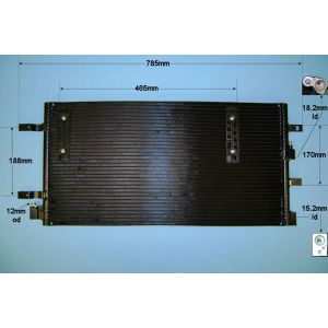 Condenser (AirCon Radiator) Audi A4 Allroad 2.0 TDi Diesel (Nov 2011 to Mar 2012)