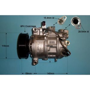 Compressor (AirCon Pump) Audi A4 Allroad 3.0 TDi Diesel (Mar 2012 to May 2016)
