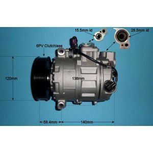 Compressor (AirCon Pump) Audi A8 2.5 TFSi Petrol (Jul 2012 to Jun 2016)