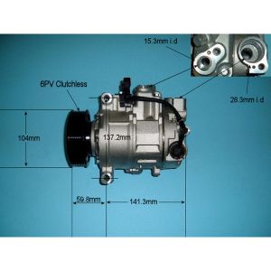 Compressor (AirCon Pump) Audi A4 Allroad 2.0 Petrol (Apr 2009 to Mar 2012)