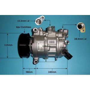 Compressor (AirCon Pump) Audi A5 2.0 45 TFSi Mild Hybrid Petrol (Jul 2018 to Feb 2020)