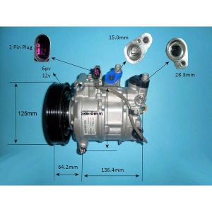 Compressor (AirCon Pump) Audi A5 3.0 S5 TFSi Petrol (Mar 2012 to Jan 2017)