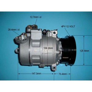 Compressor (AirCon Pump) BMW 525 2.5 TD (E39) Diesel (Apr 1996 to Sep 1997)