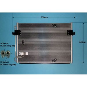 Condenser (AirCon Radiator) BMW 840 4.0 (E31) Petrol (Feb 1993 to Feb 1996)