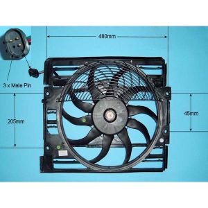 Condenser Cooling Fan BMW 735 3.5 (E38) Petrol (Jan 1996 to Sep 1997)