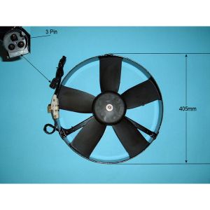 Condenser Cooling Fan BMW 530 3.0 (E34) Petrol (Jan 1988 to Jan 1993)