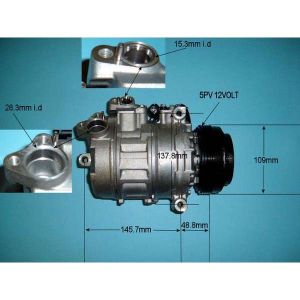 Compressor (AirCon Pump) BMW 540 4.4 (E39) Petrol (Sep 1997 to Sep 1998)