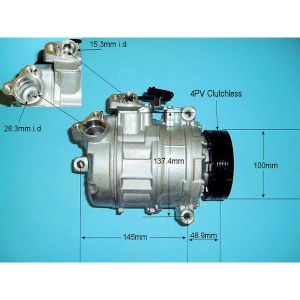 Compressor (AirCon Pump) BMW 520 2.2 (E60) Petrol (Jul 2003 to Mar 2010)