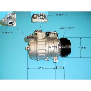 Compressor (AirCon Pump) BMW X5 3.0 (E53) Petrol (Oct 2002 to Aug 2007)